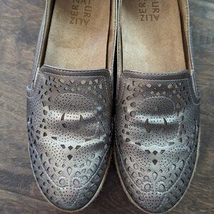 Women's Naturalizer Thea Platform Bronze Summer Espadrilles Size 9